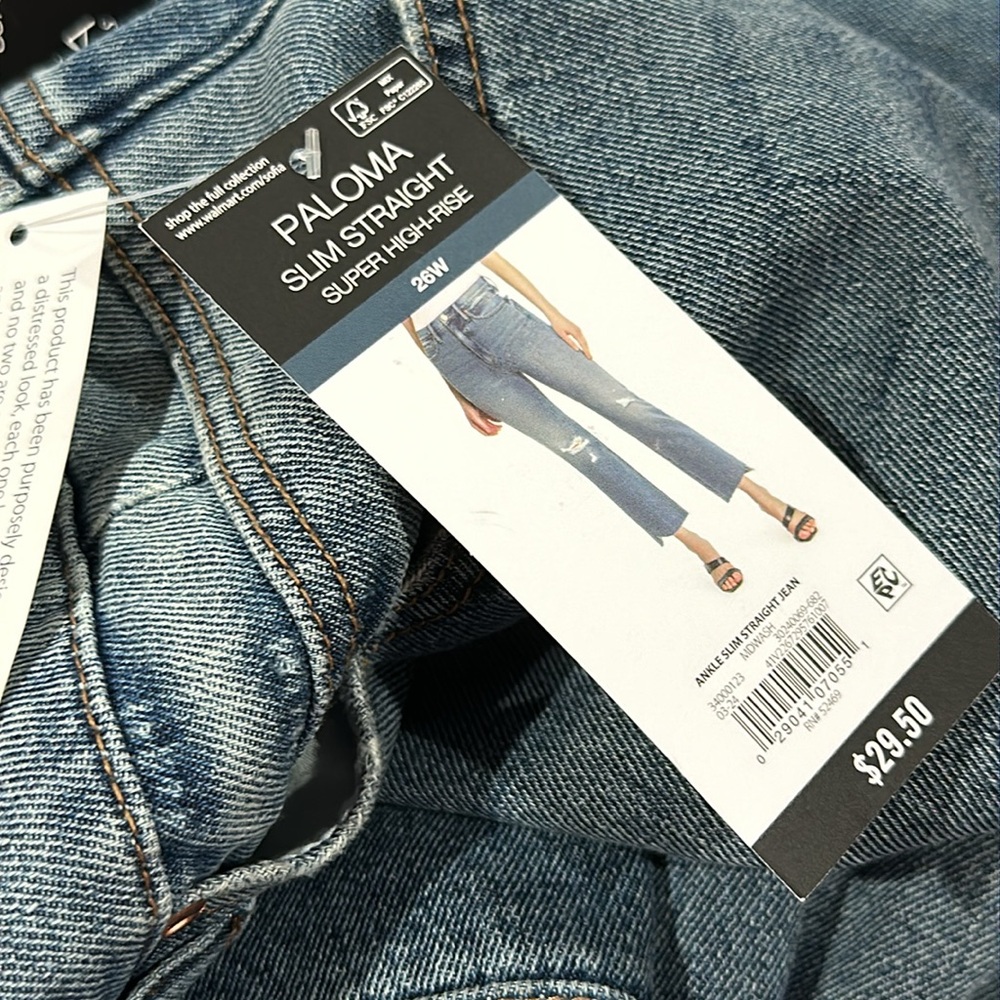 Sofia Jeans Lift and Sculpt Crop Slim Straight Super High Rise Jeans - Picture 6 of 9